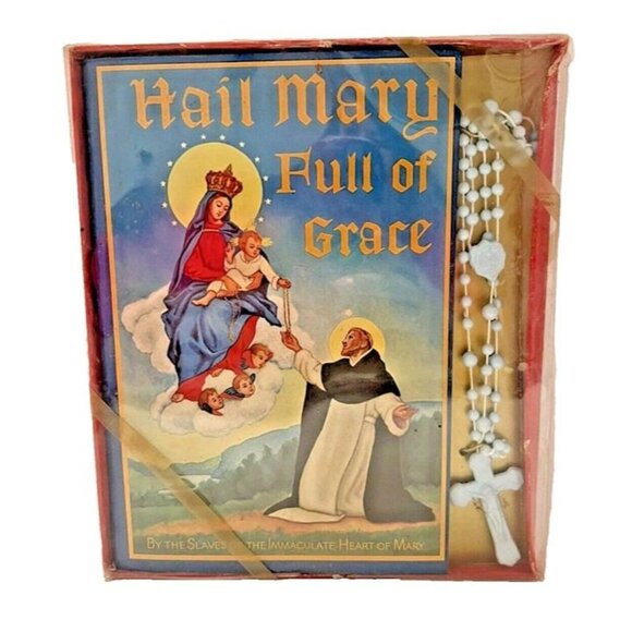 Hail Mary Full of Grace by Slaves of the Immaculate Heart Rosary Prayer Gift Set - Picture 1 of 6